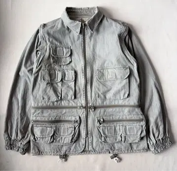 90s 탈착식 낚시 자켓 베스트 S 유럽 구제 의류