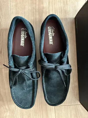 CLARKS ORIGINALS 왈라비 고어텍스 블랙 남성용 UK7