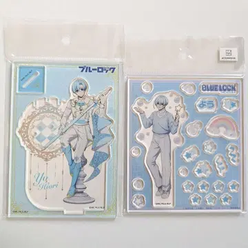 블루 록 히오리 요 아크릴 플레이크 부품 액세서리 스탠드 2점