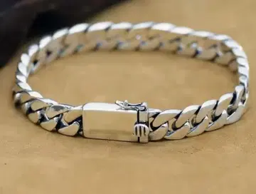 새상품 S925 키헤이 팔찌 너비 8mm 길이 19cm 925 실버제