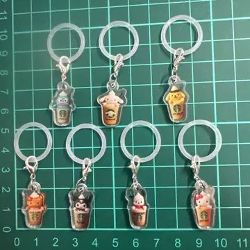 산리오 스벅 엄브렐라 마커 표시 액세서리 7개 세트