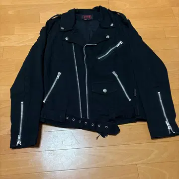 90s00s 펑크 Tripp NYC 코튼 라이더 자켓 지퍼 없음