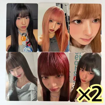 IVE REVIVE+ 타워 레코드 특전 트레이딩 카드 6종 컴프 x 2