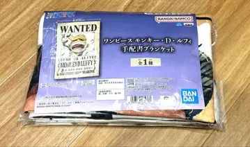 원피스 ONE PIECE 몽키 D 루피 수배서 담요 니카