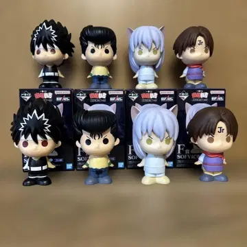 제일복권 유유백서 F상 SOFVIC츄 컴플리트 세트 2세트 8체