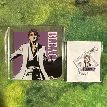 BLEACH WORLD 아크릴 코스터 이어지는 아크릴 참 아이젠 소스케