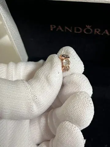 판도라 로즈 골드 육각형 참