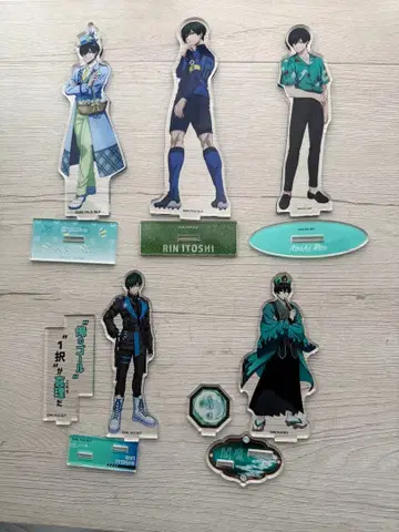 블루 록 이토시 린 아크릴 스탠드 세트 아크릴 스탠드