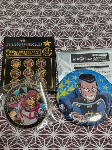 죠죠월드 캔뱃지 죠죠의 기묘한 모험