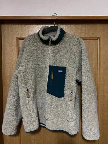 patagonia 플리스 자켓 L 그레이/다크 그린