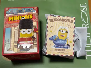 POPMART 미니언즈 BELLO WORLD 머라이언 스튜어트