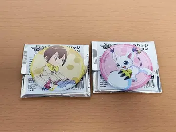 디지몬 어드벤처 야가미 히카리 테일몬 캔뱃지 세트