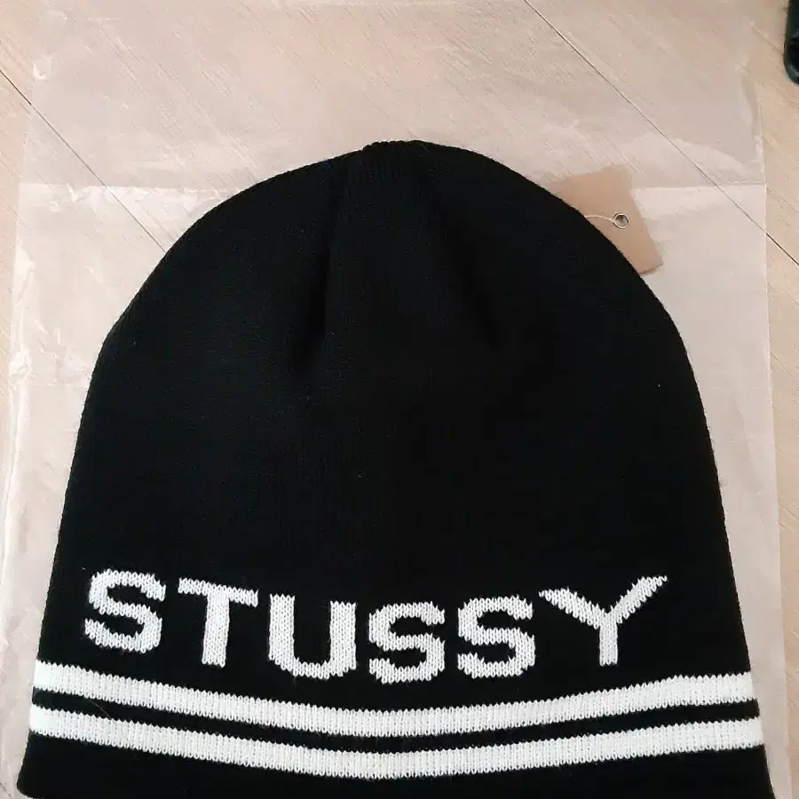 Stussy Big S Jacquard Skullcap Black Authentic | Bunjang Global