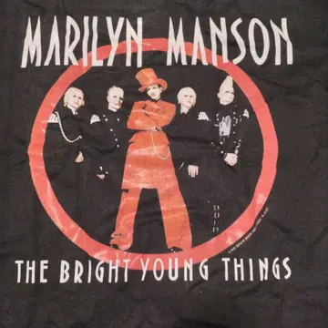 마릴린 맨슨 티셔츠 밴드 밴드티