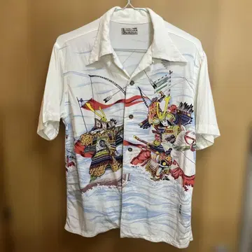 [ 레어 ] 빈티지 DENIME 드님 무사 하와이안 셔츠 원평 합전 S