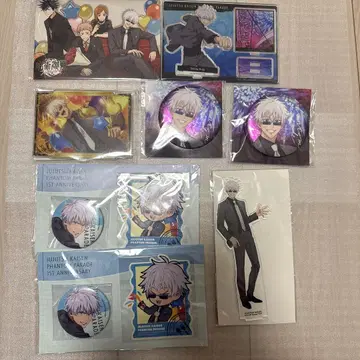 주술회전 팬텀 퍼레이드 아크릴 스탠드 캔뱃지 고죠 사토루 묶음 판매