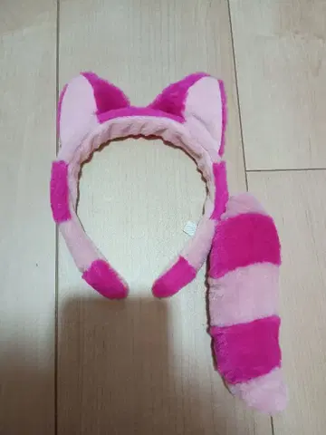 체셔 고양이 머리띠 꼬리 꼬리 디즈니