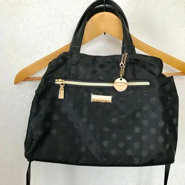 마리끌레르 marie Claire/bis 블랙 도트 무늬 숄더백