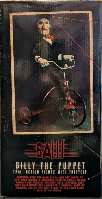 NECA 액션 피규어 빌리 더 퍼펫 / 트라이시클 포함 12인치