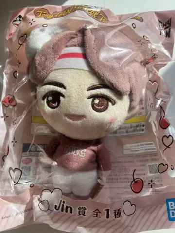 BTS TinyTAN Sweet Time 진 봉제 인형 제일복권 미개봉