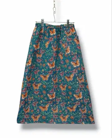 나비 고블랑 직조 플레어 스커트