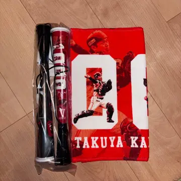 거인 카이 타쿠야 10 1000경기 출전 기념 타월 메가폰 세트 호크스