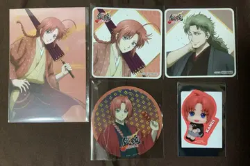 은혼 카무이 아부토 코스터 엽서 스티커 5점