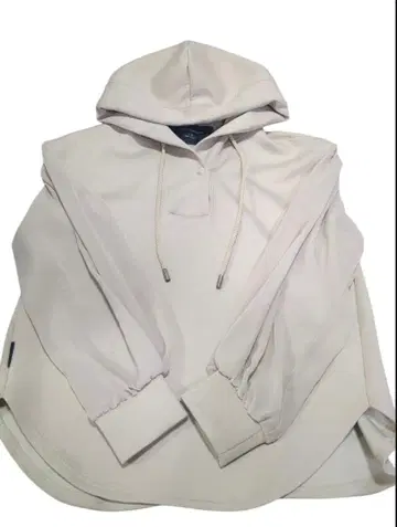 1% SHUHEI OGAWA 후드 부착 베이지 후드티