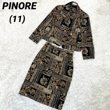 PINORE 피노레 올 패턴 상하의 셋업 스커트 파티 드레스