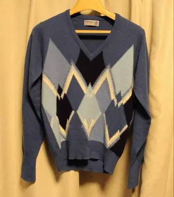 Ballantyne 캐시미어 100% 아가일 스코틀랜드제