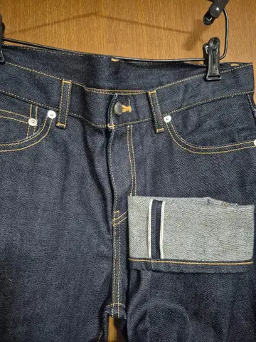 NOVE 일본제 빨간색 셀비지 데님 30인치