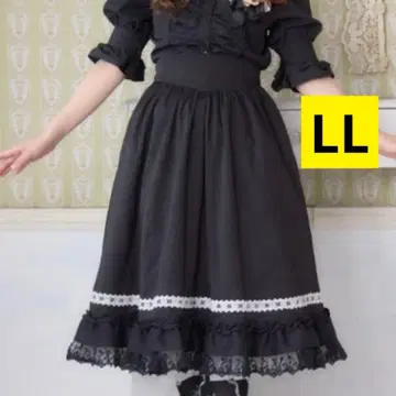 아이노 에리 마농 로즈 스커트 블랙 블랙 시마무라 LL 사이즈