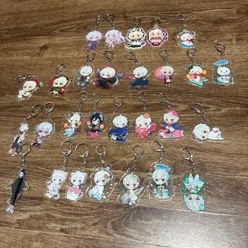 마후마후 아크릴 키링 28개 묶음 판매, 1개 400엔에 낱개 판매 가능