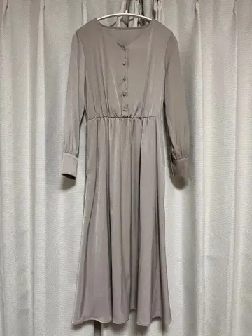 그레이지 그레이 셔츠 원피스 긴팔