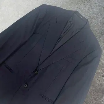 vintage DAKS 테일러드 자켓 네이비 일본제 울 리치