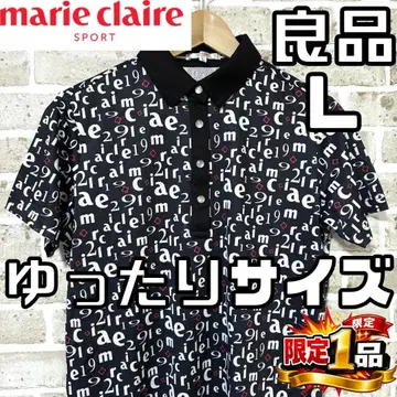 [루즈한 사이즈] 마리끌레르 스포츠 여성용 반팔 피케 셔츠 L 올 패턴