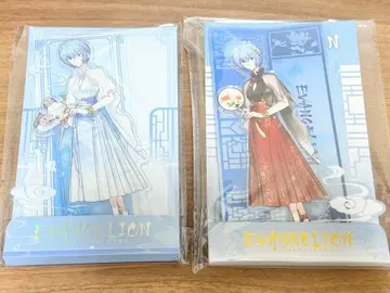 에반게리온 아야나미 레이 아크릴 스탠드 2개 세트 중국 상하이 한정판