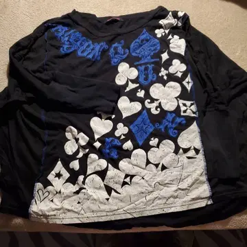 ALGONQUINS 긴팔 티셔츠 트럼프 블랙 락 펑크