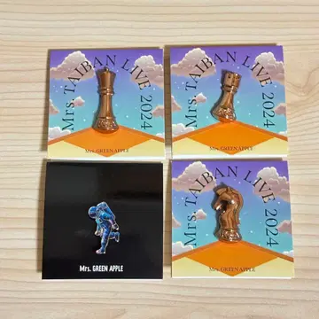 미세스 그린애플 핀 배지 합동 라이브 공연 밴드 젠진