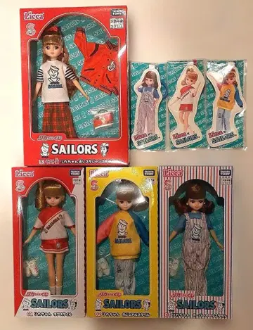 리카짱 복권 SAILORS 리카짱 인형 4종 세트