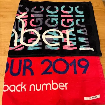 backnumber NO MAGIC TOUR 2019 타월 2개