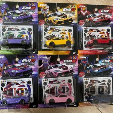 다이소 에바 콜라보 미니카 6대 세트 컴플리트