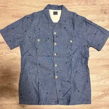 GO HEMP 고헴프 반팔 셔츠 인디고