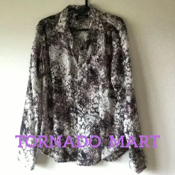 가격 인하했습니다! 레어 Tornado Mart 긴팔 셔츠