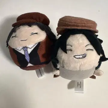 문호 스트레이독스 에도가와 란포 봉제 인형 키링 2개 세트