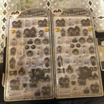 우루츄루 팝 씰 몽치치 모노크롬 흑백