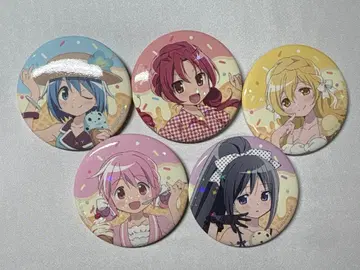 Y 마도카 마기카 홀로 캐릭터 캔뱃지 ice cream PARTY 컴프