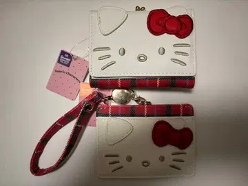 헬로키티 가마구치 지갑 패스케이스 세트 산리오