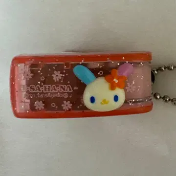 [레어] [미사용 새상품] 헤이세이 레트로 산리오 우사하나 호치키스 키링