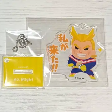 히로아카 일러스트 아크릴 스탠드 키링 B 올마이트